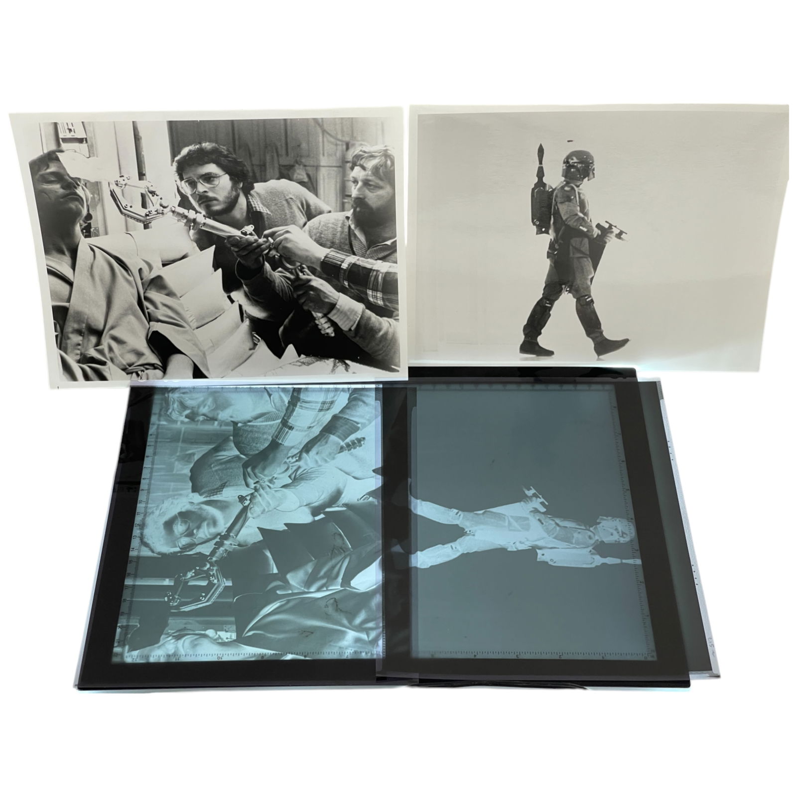 Rare Empire Strikes Back Behind-The-Scenes Photos with Negatives – Set of 2  8' x 10" (1 of 5)