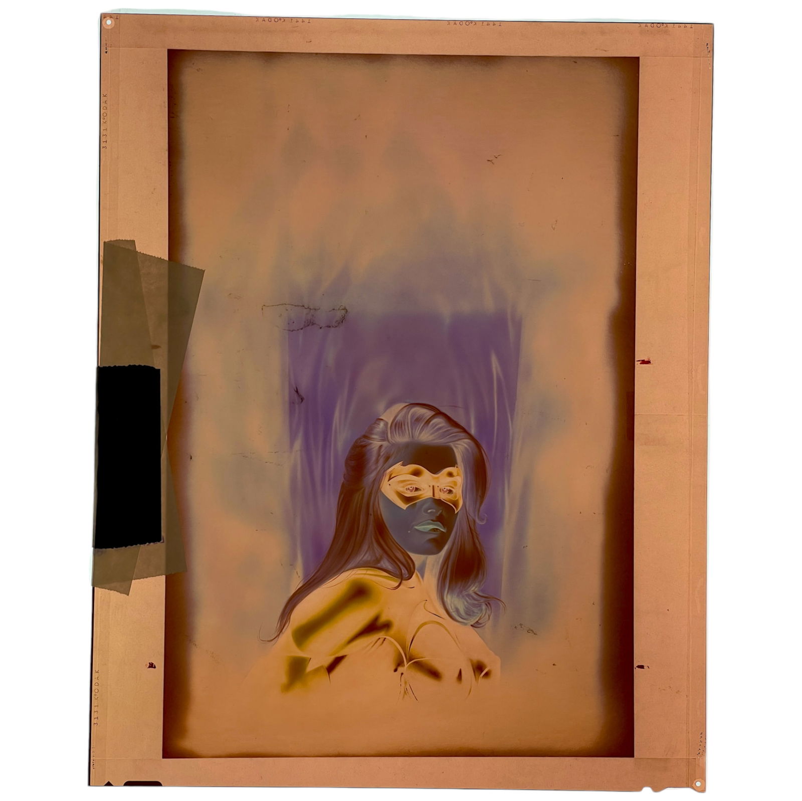 Rare Original Batman & Robin (1997) Pre-Production Poster Negative – Alicia Silverstone as Batgirl (1 of 2)