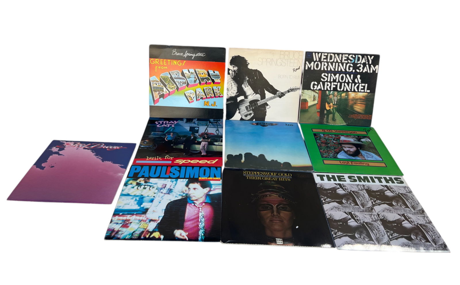 Vintage Vinyl LP Record Collection Lot – Eagles, Stray Cats, Bruce Springsteen, The Smiths, (1 of 5)