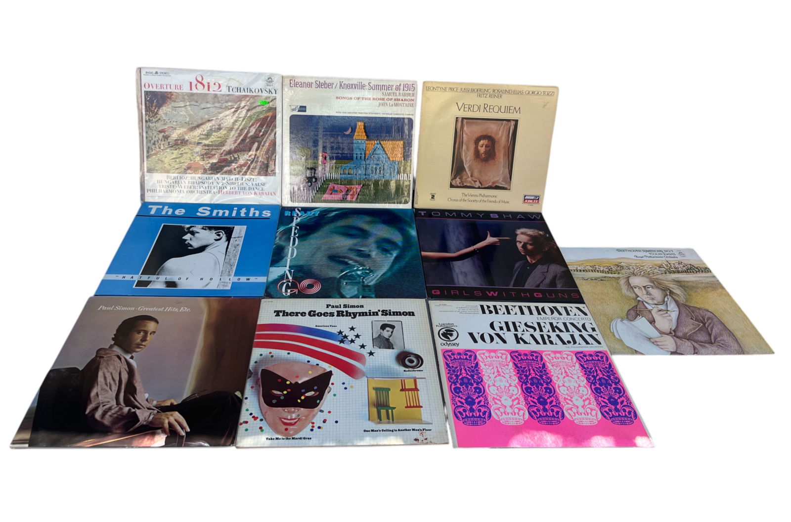 Vintage Vinyl LP Record Collection Lot – Beethoven, Paul Simon, The Smiths, Tommy Shaw & More (1 of 6)