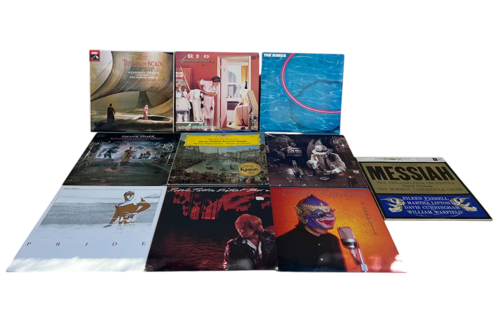 Vintage Vinyl LP Record Collection Lot – Handel, Robert Palmer, REO Speedwagon, Eleanor Steber & (1 of 5)