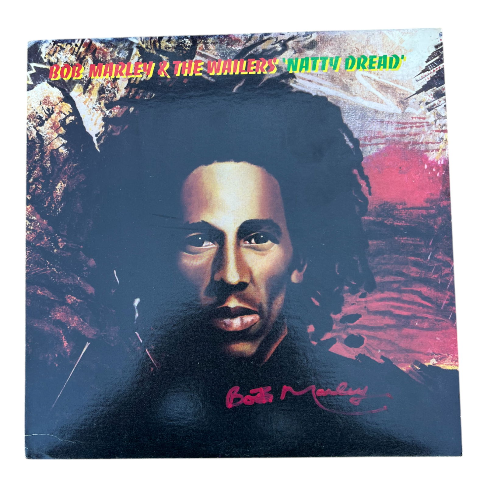 Bob Marley & The Wailers – Natty Dread Signed Vintage Vinyl LP (1 of 4)