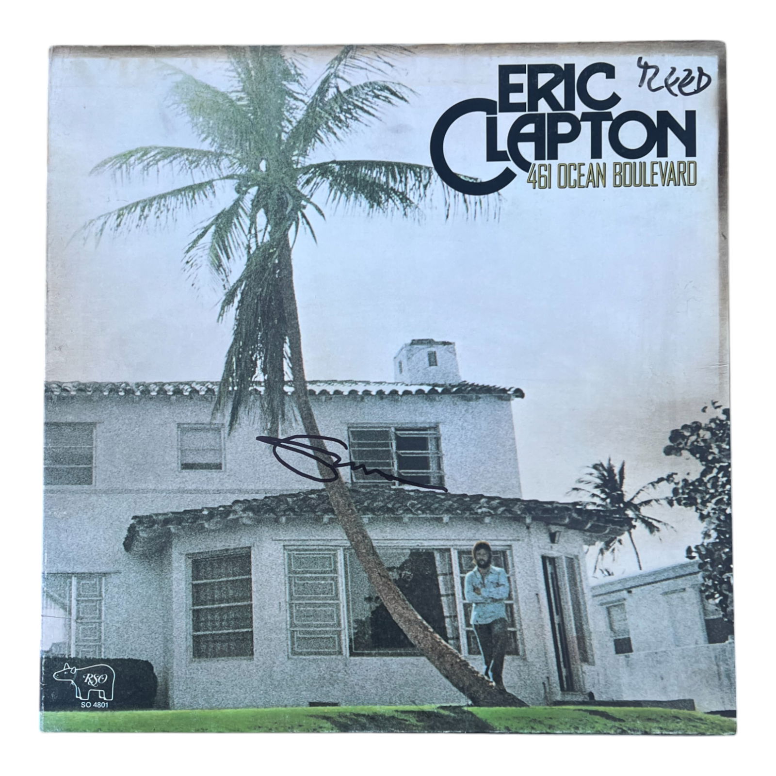 Vintage Vinyl LP Eric Clapton – 461 Ocean Boulevard Signed (1 of 4)