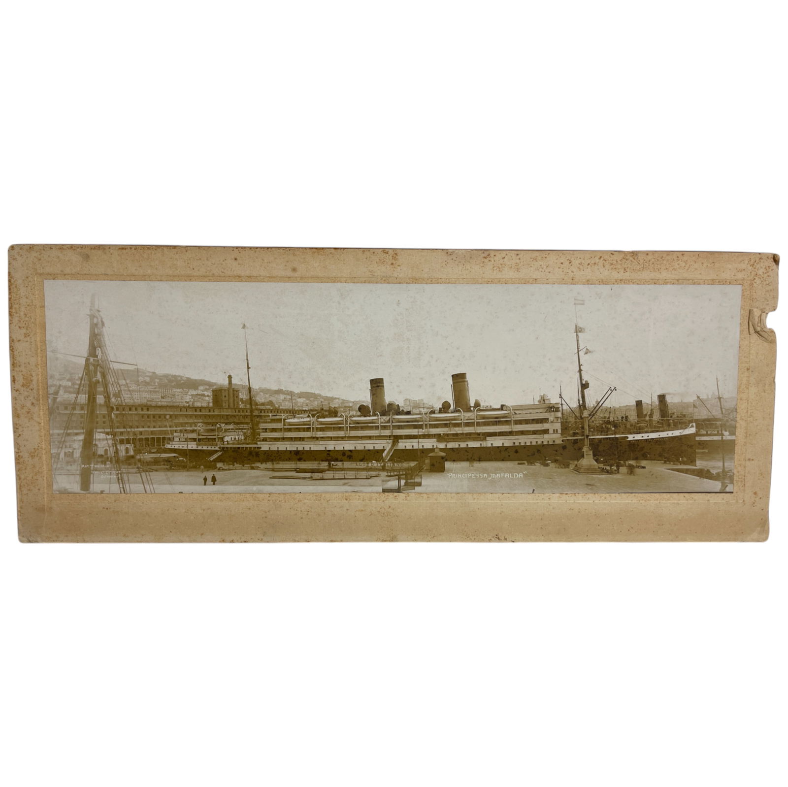 Italian Liner Principessa Mafalda – Silver Gelatin Large Photo by C. Drobic & G. Ehora (Rep. (1 of 7)