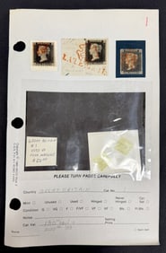 1840 Queen Victoria, 1819-1901 Great Britain Black Stamp