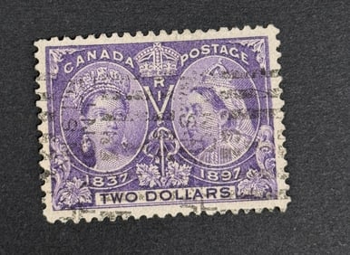 1897 The 60th Anniversary of the Coronation of Queen Victoria $2 Stamp