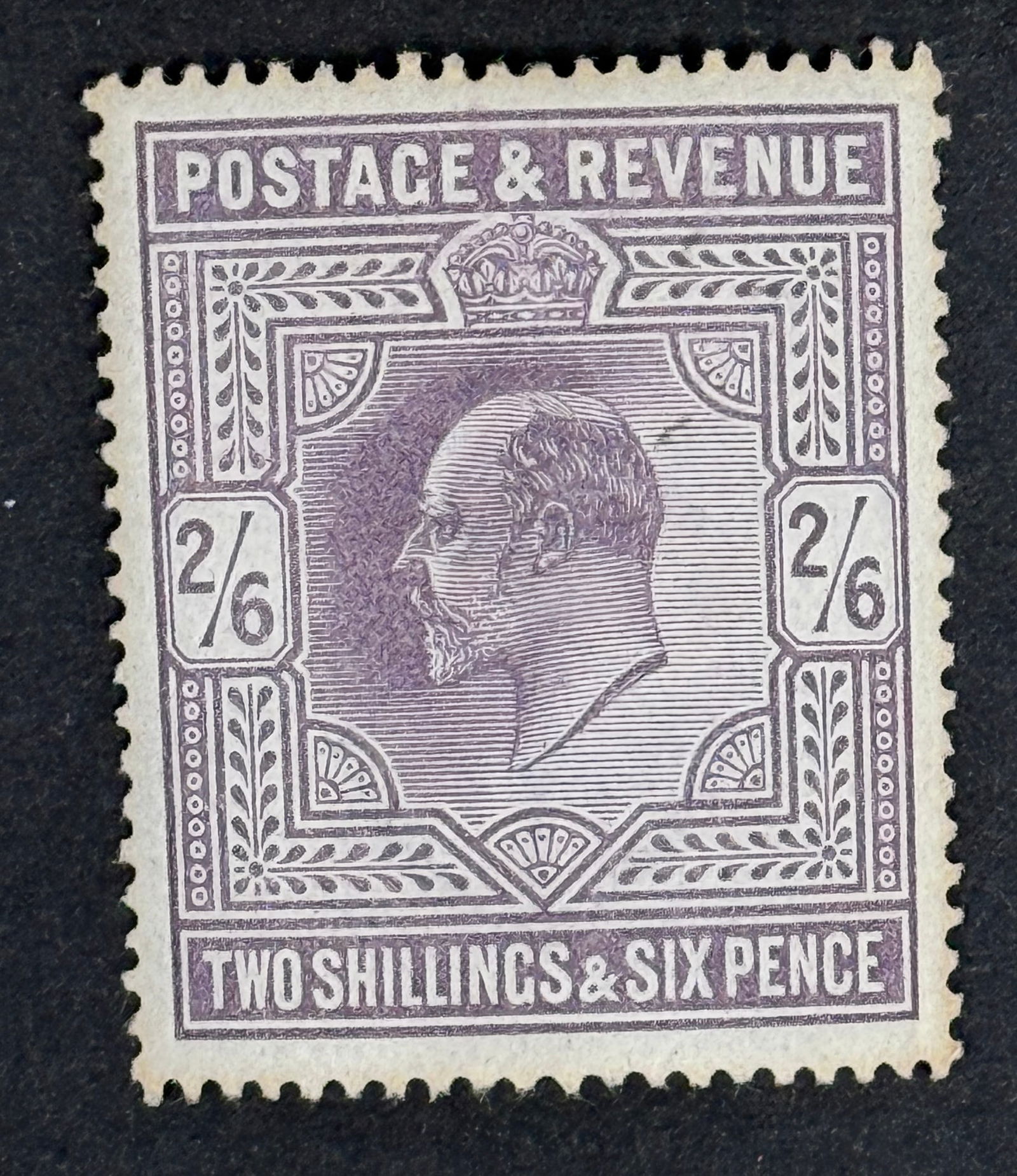 1902 King Edward VII Great Britain Purple Stamp (1 of 3)