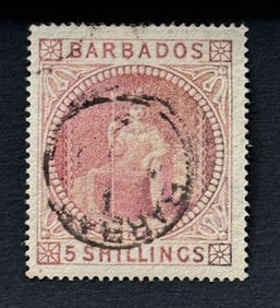 1873 Britannia Perforated Red Stamp