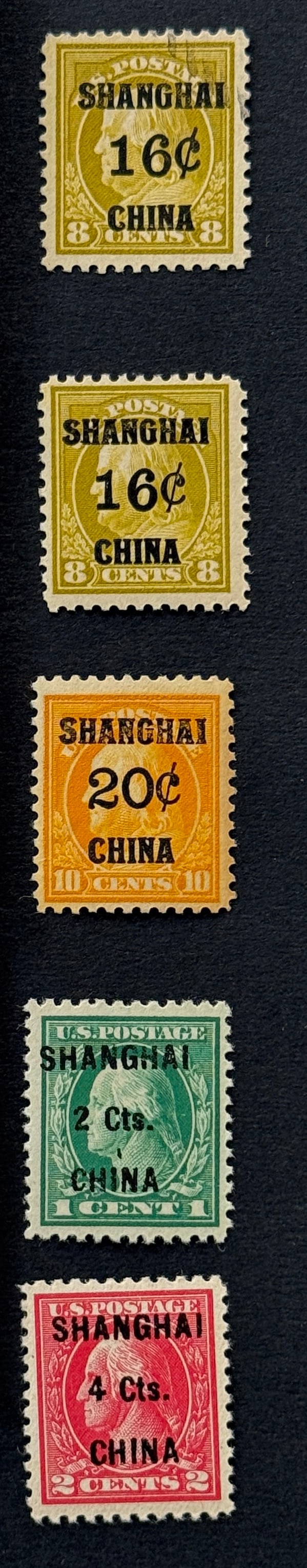United States Offices in China Used Stamps Perforated Lot (1 of 4)
