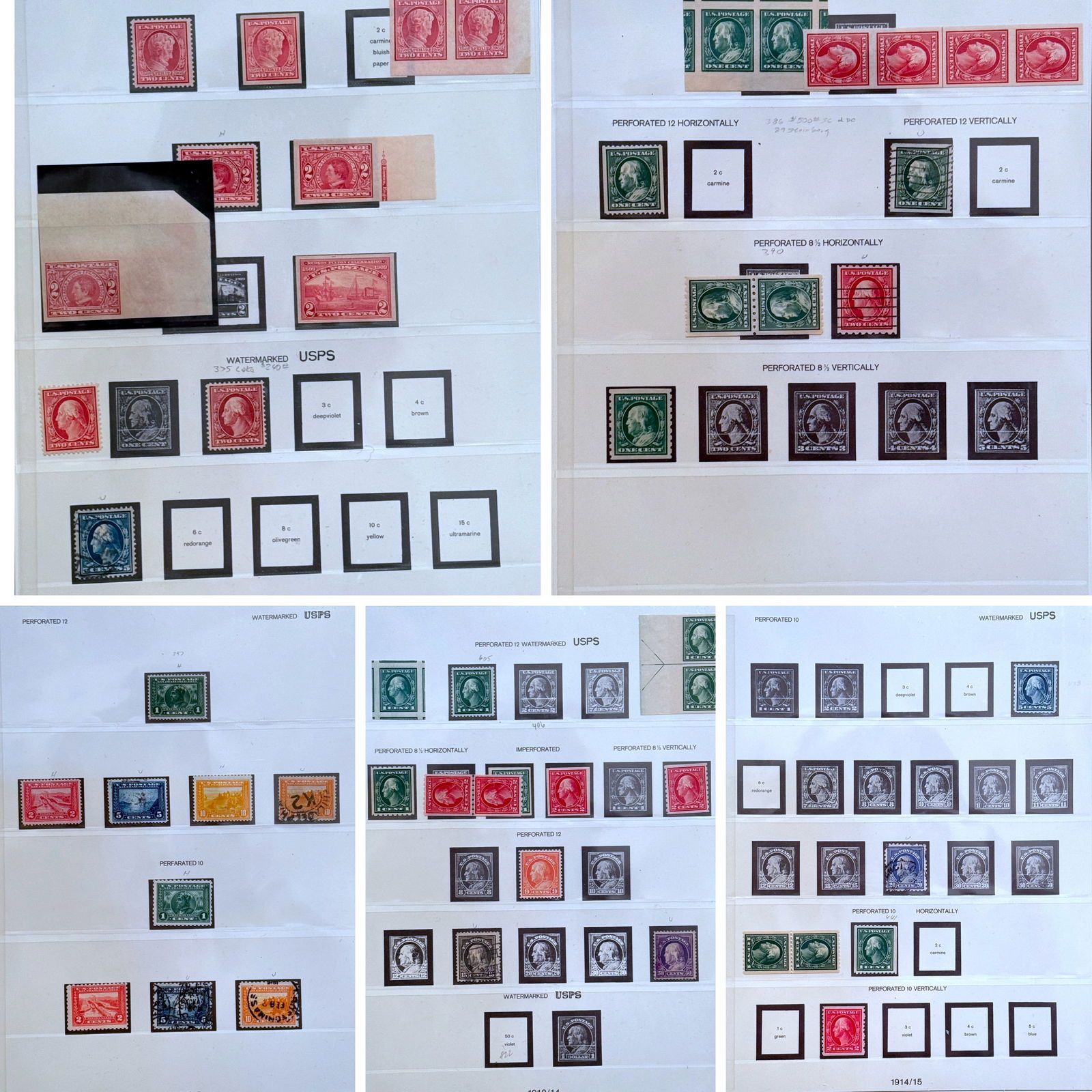 Vintage United States Stamp Collection Lot (1 of 6)