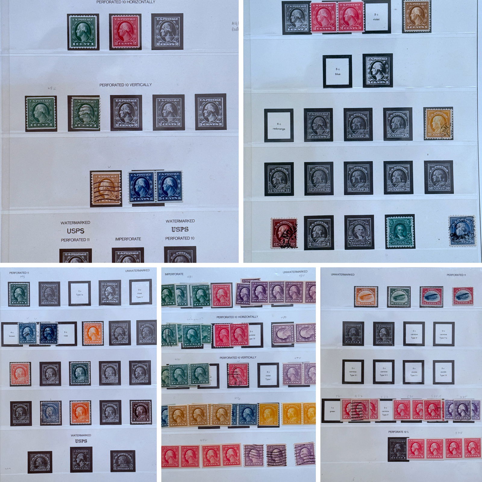 Vintage United States Stamp Collection Lot (1 of 6)