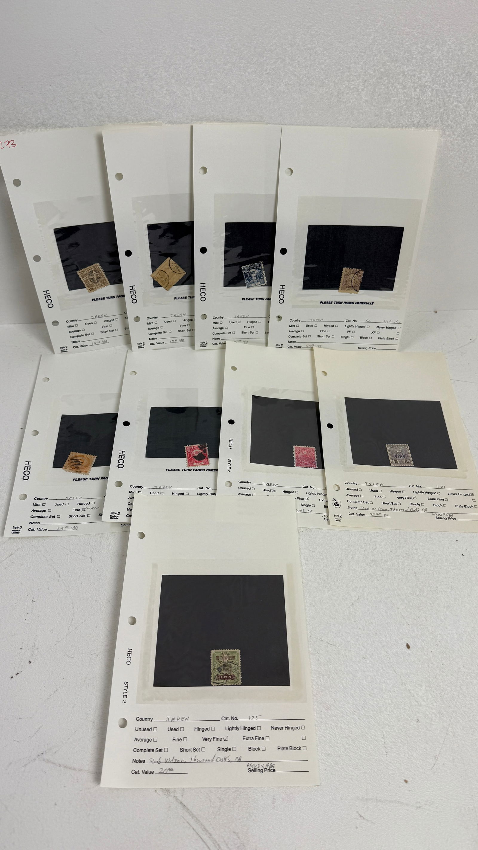 Japan Japanese Postage Stamp Collection Lot (1 of 7)