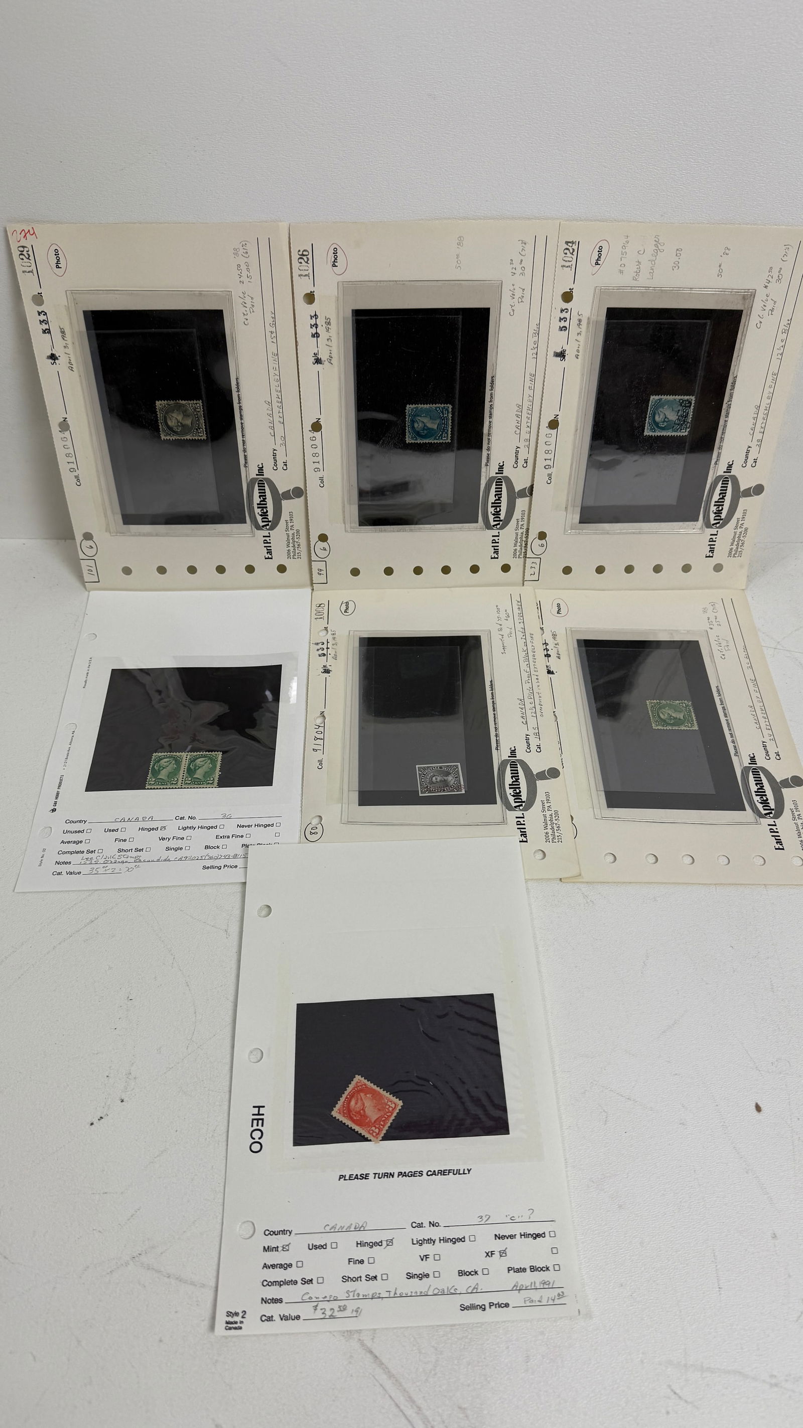 Canada Postage Stamp Collection Lot (1 of 5)