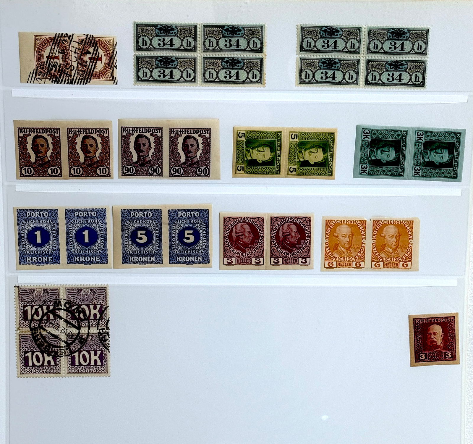 Austria Vintage Austrian Postage Stamp Collection Lot (1 of 4)