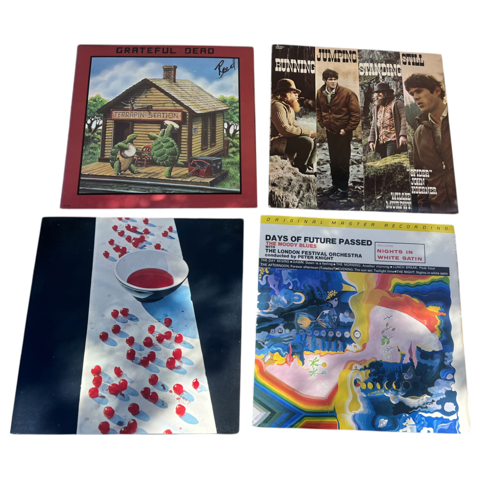 Vintage Vinyl LP Record Collection Lot – Paul McCartney, The Moody Blues, Willie Murphy, Grateful (1 of 3)