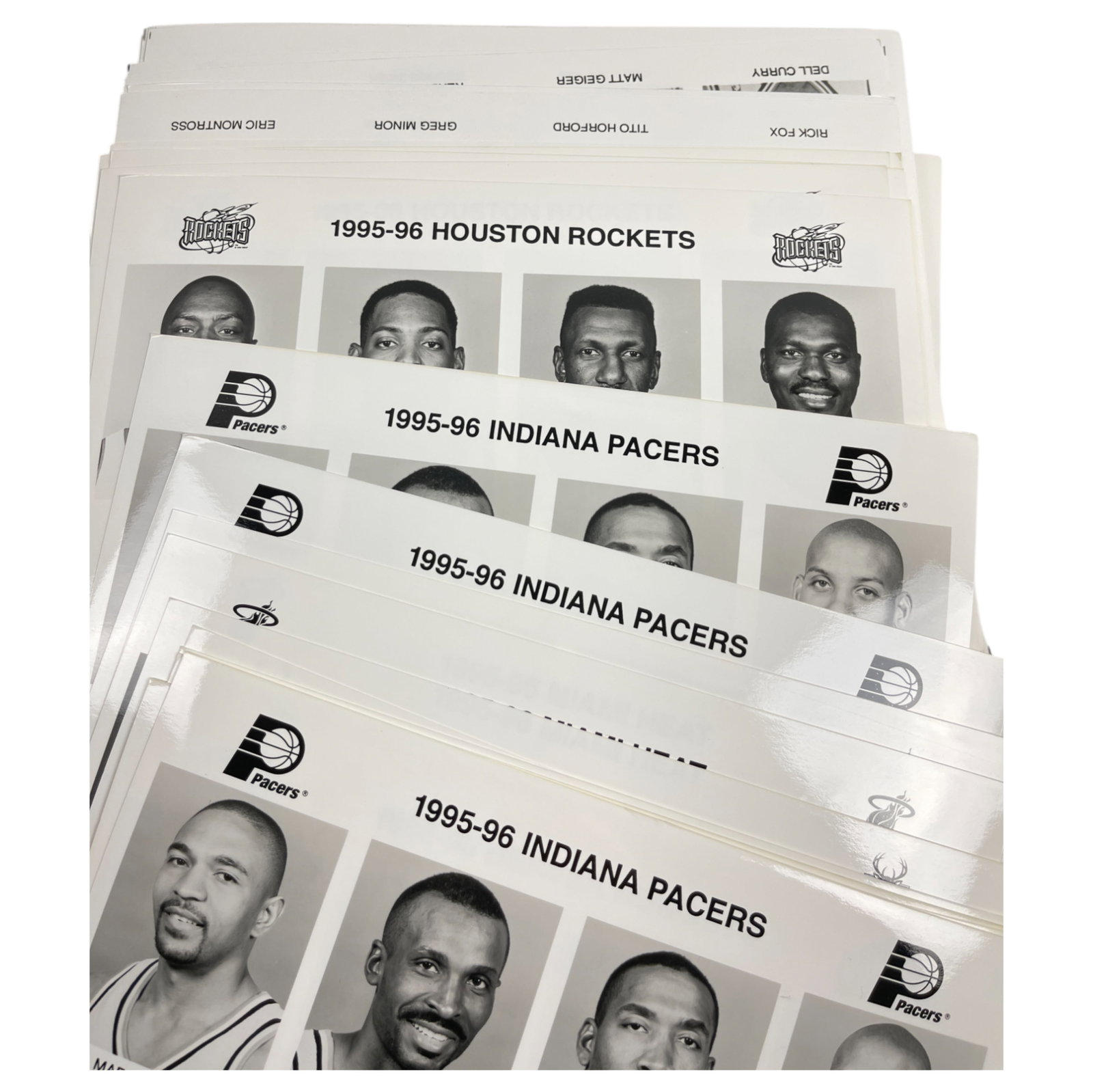 Vintage NBA Basketball 1995-1996 Team Photos Lot of 87 Pictures 8" x 10": Vintage NBA Basketball 1995-1996 Team Photos Lot of 87 Pictures 8" x 10"