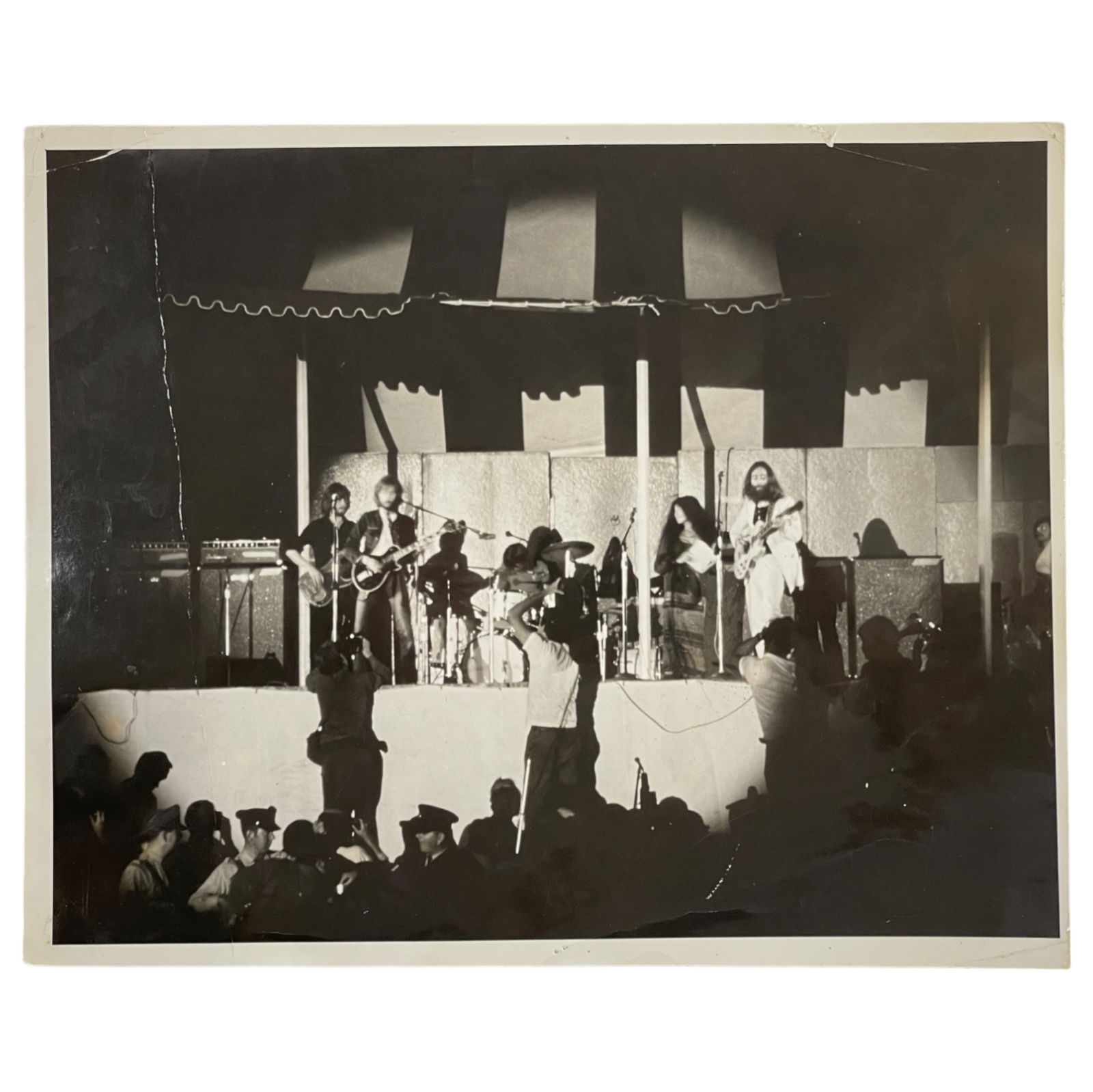 John Lennon Signed and Drawn 8" x 10" Photograph – Rare Collectible with Inscription in Blue Pen (1 of 4)