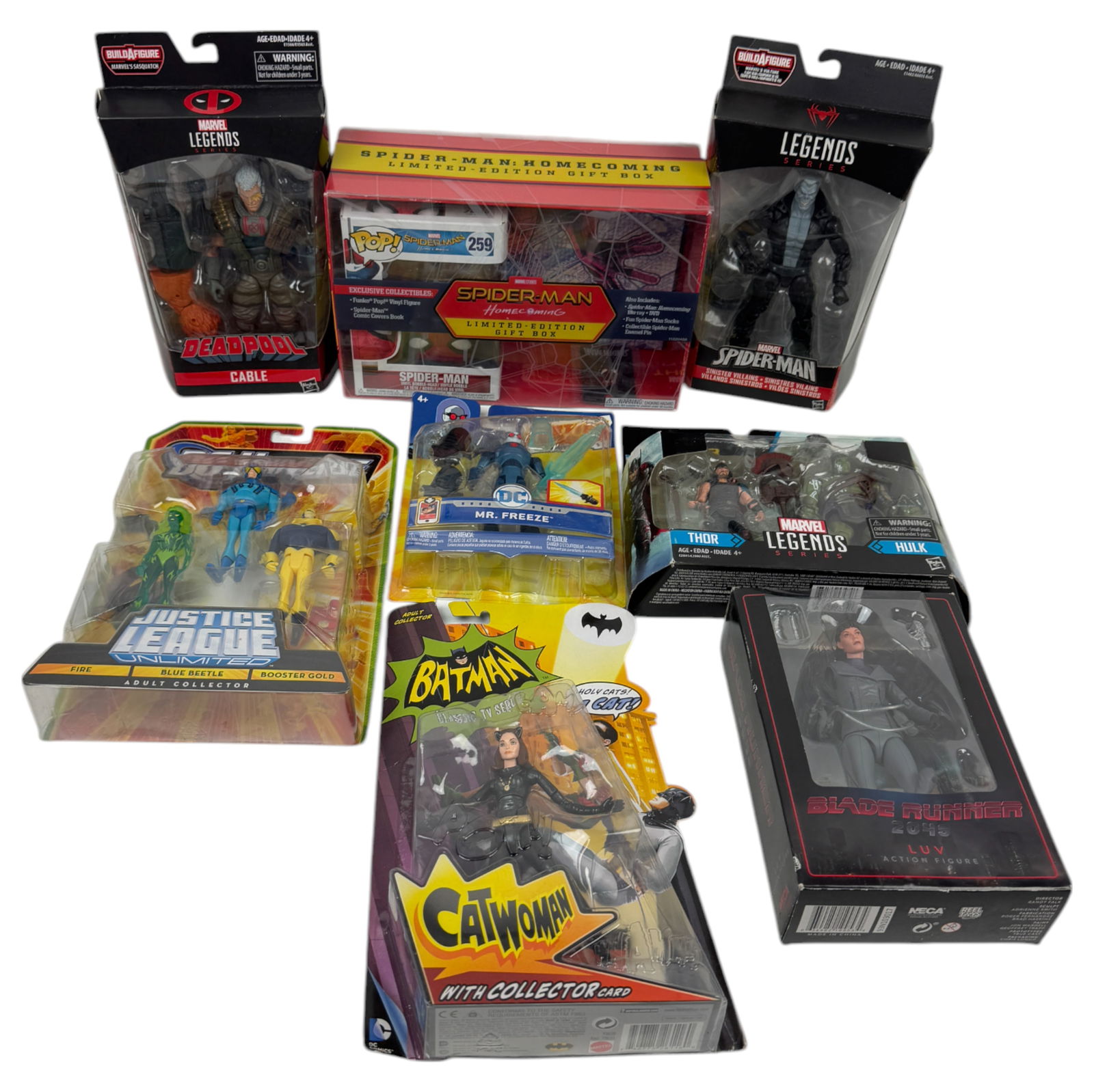 Vintage Action Figure Toy Collection Lot – Star Wars & Marvel (NIB) (1 of 5)