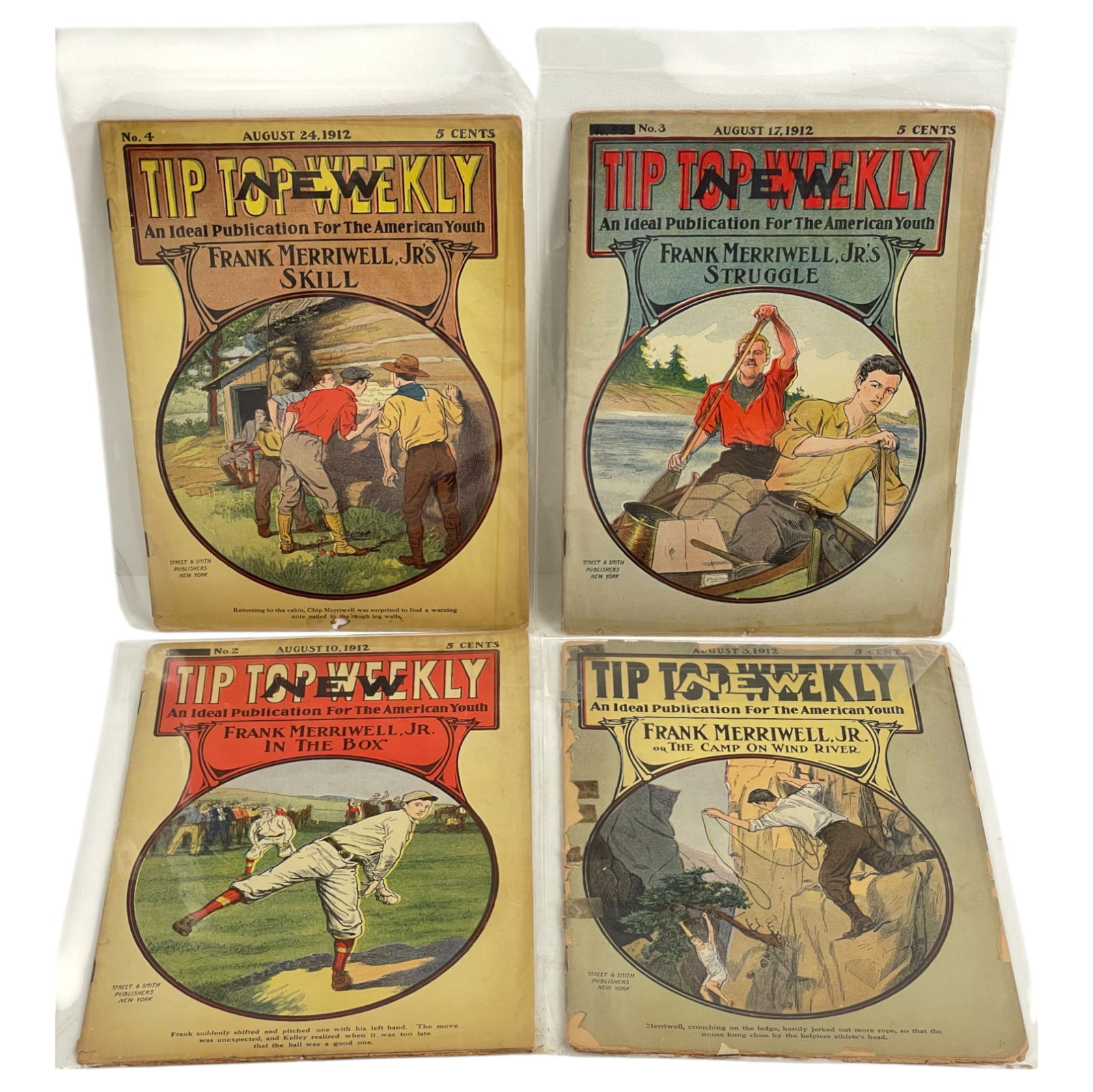 TIP TOP Weekly Comic Book Golden Age Pupl Magazine #1 #2 #3 #4 (1 of 6)