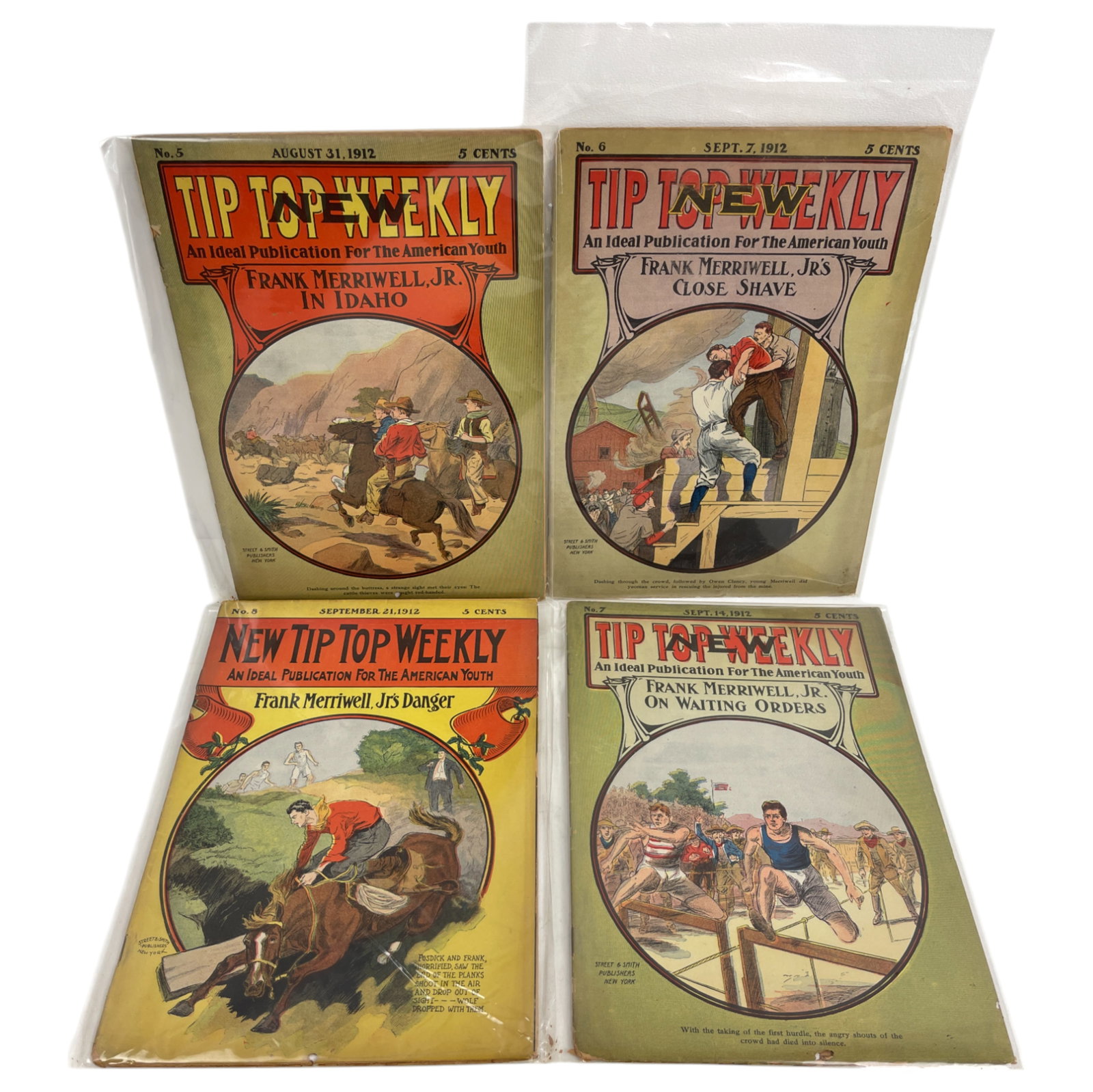 TIP TOP Weekly Comic Book Golden Age Pupl Magazine #5 #6 #7 #8 (1 of 6)