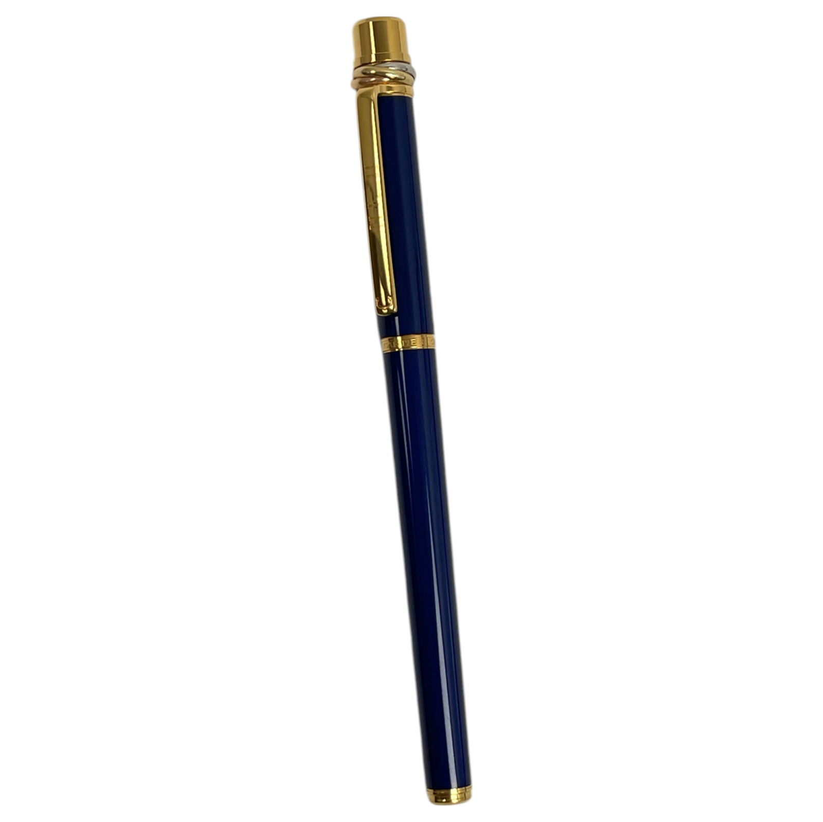 CARTIER Trinity Blue Laquer Ballpoint Pen NK II (1 of 6)