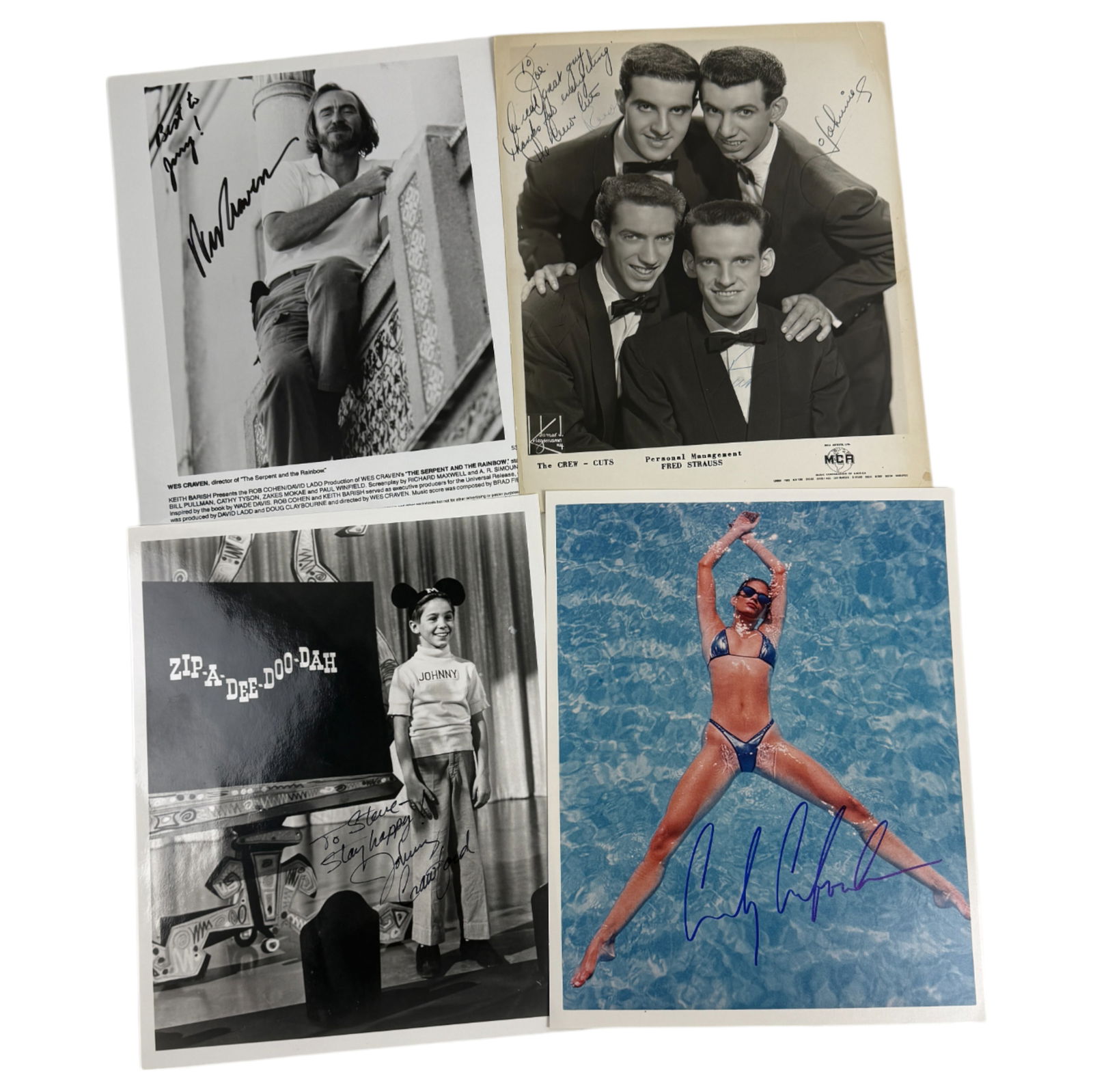 Original Vintage Signed Photo Collection – Hollywood Movie Stars, Actresses & Musicians (1 of 4)