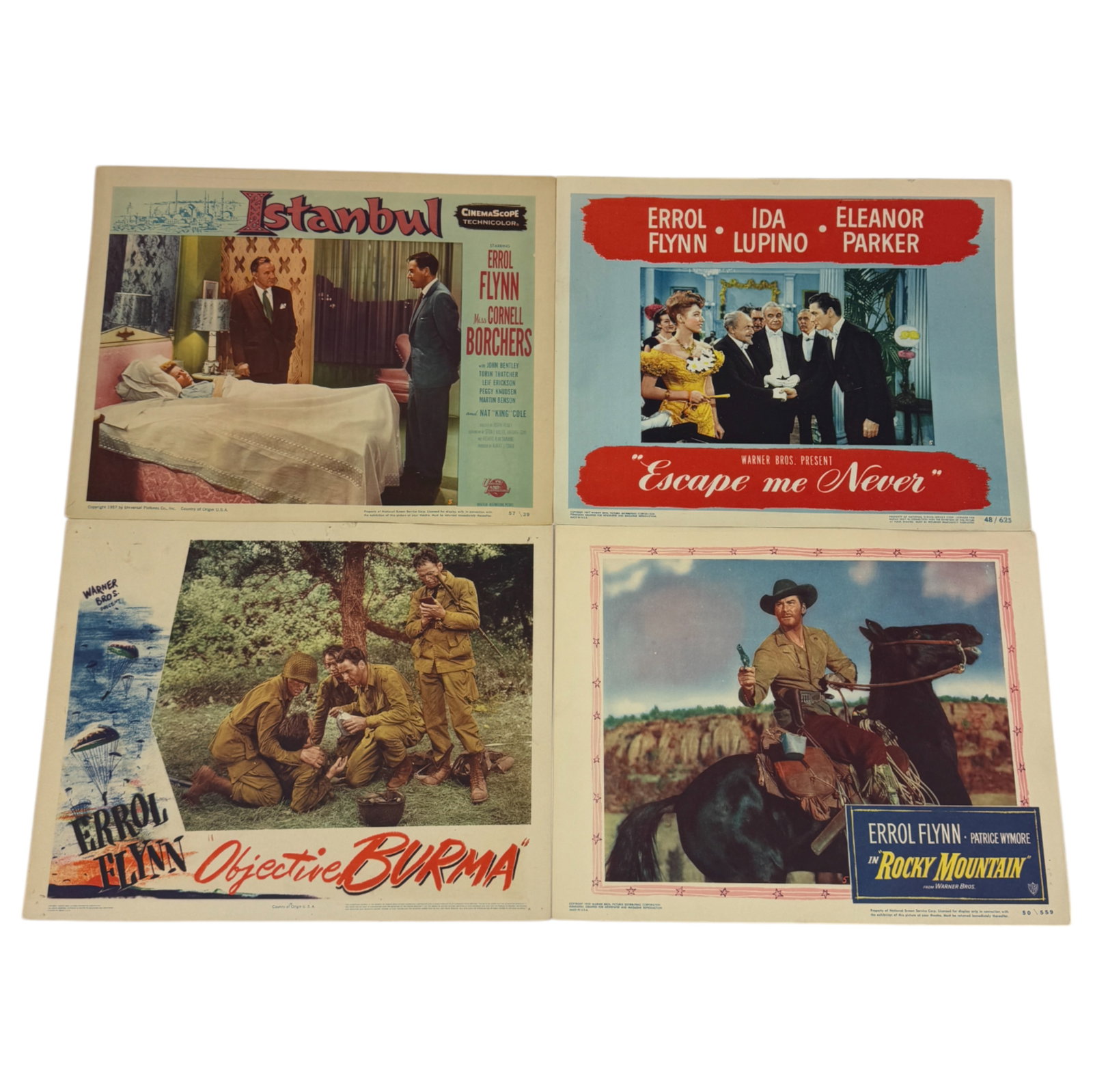 Vintage Original Lobby Card Movie Film Poster 14" x 11" lot: Vintage Original Lobby Card Movie Film Poster 14" x 11" lot