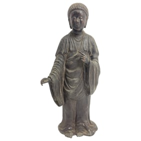 Japanese Bronze Antique Buddha Statue