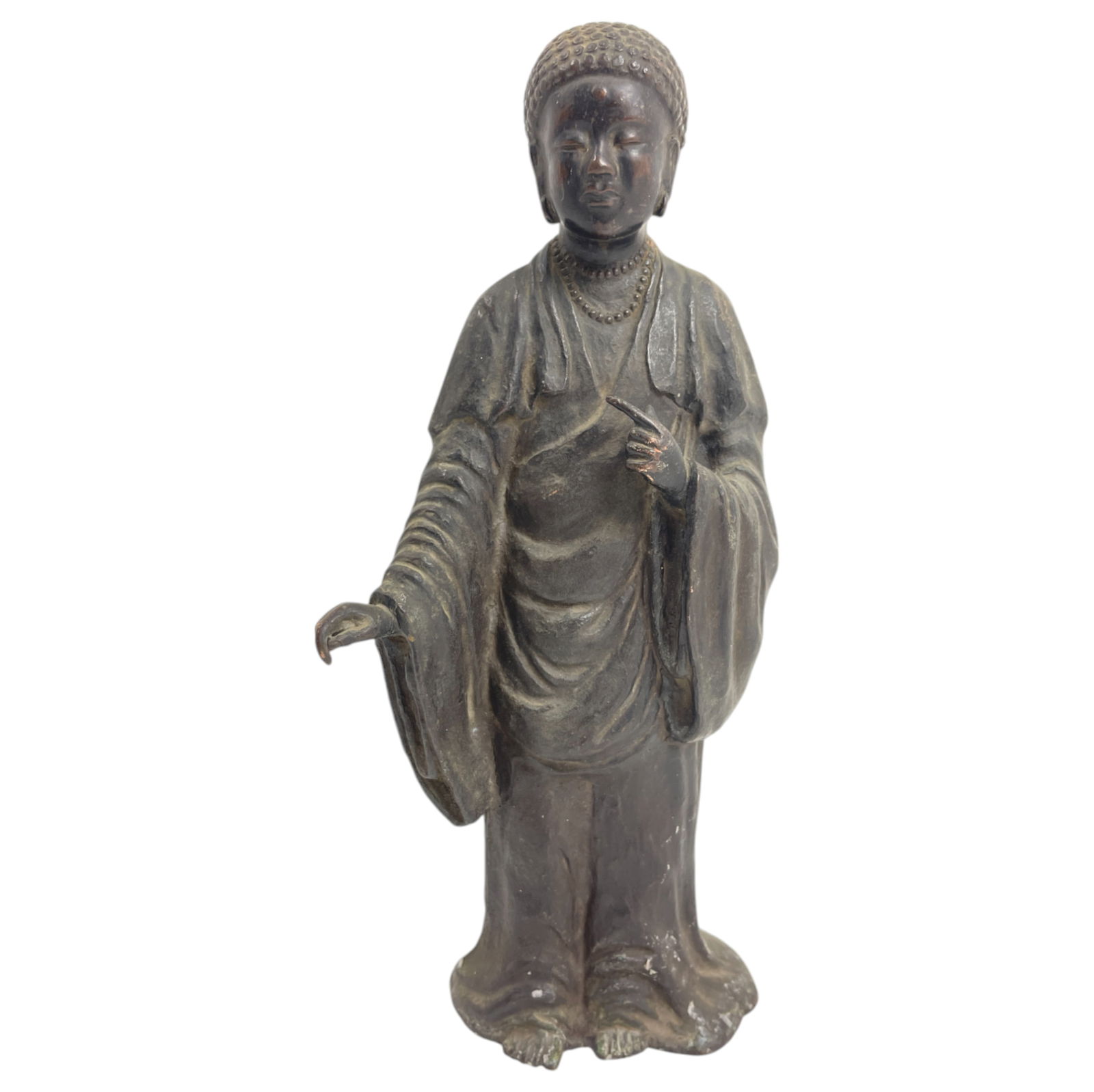 Japanese Bronze Antique Buddha Statue
