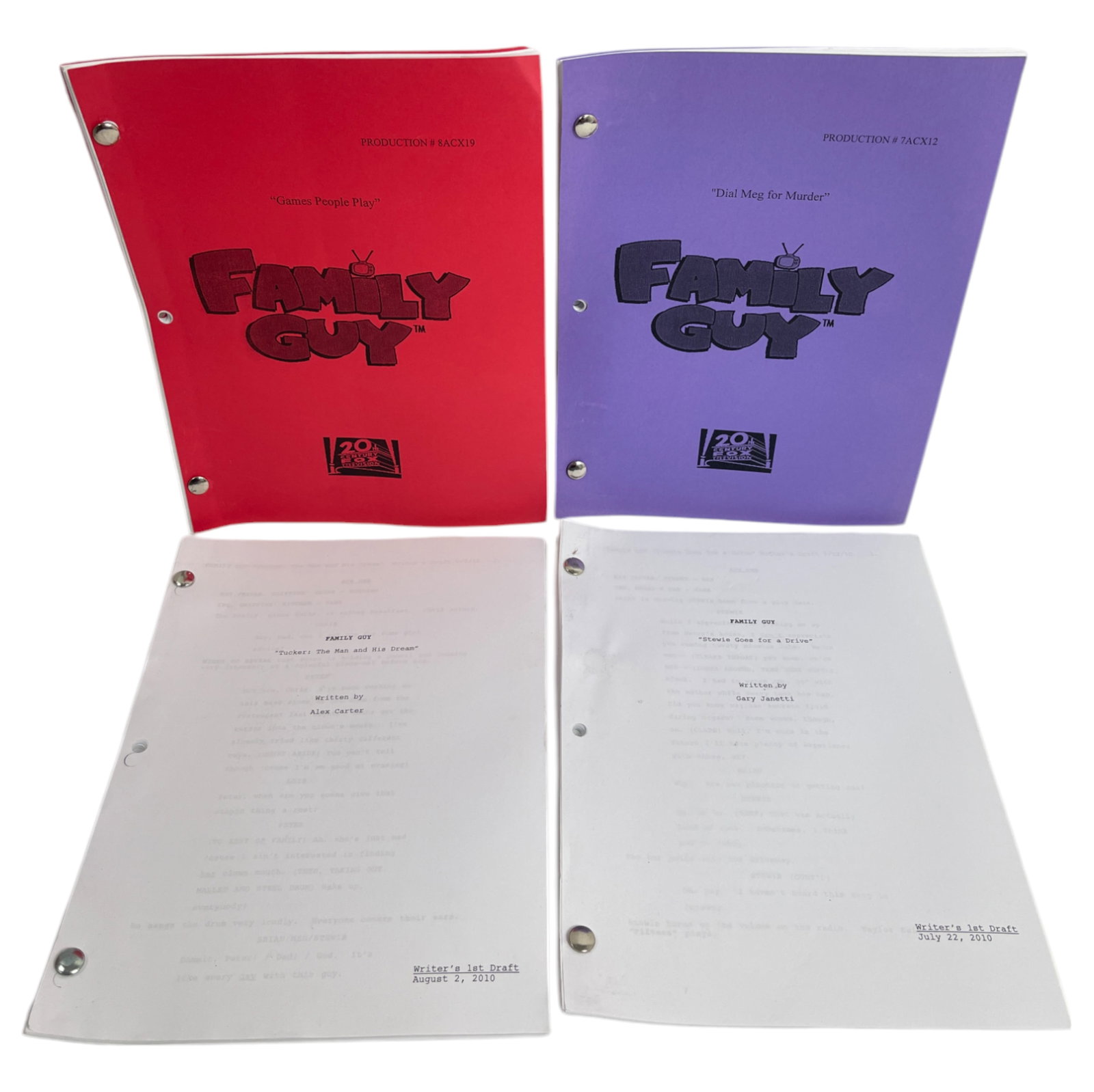 Family Guy Script Collection Lot: Family Guy Script Collection Lot