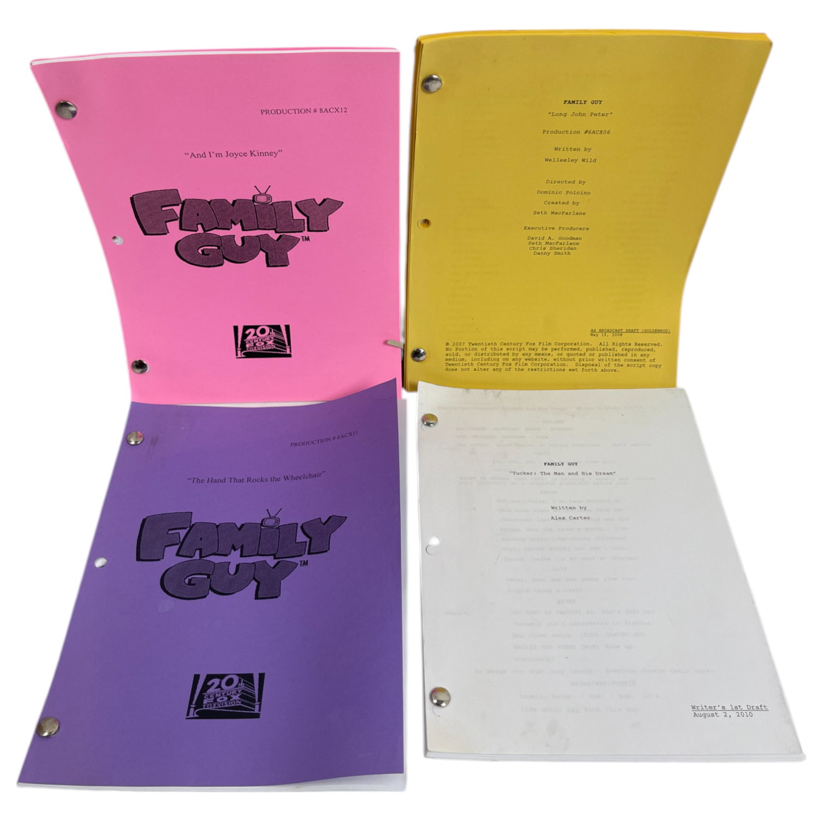 Family Guy Script Collection Lot: Family Guy Script Collection Lot