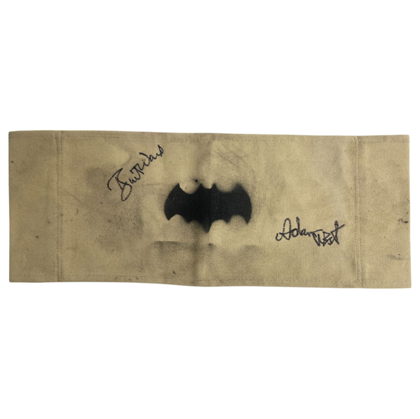 BATMAN 1966 TV Series Adam West Burt Ward Signed Directors Chair Back Rest (1 of 5)