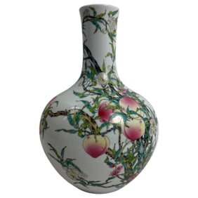 Chinese porcelain vase famille rose