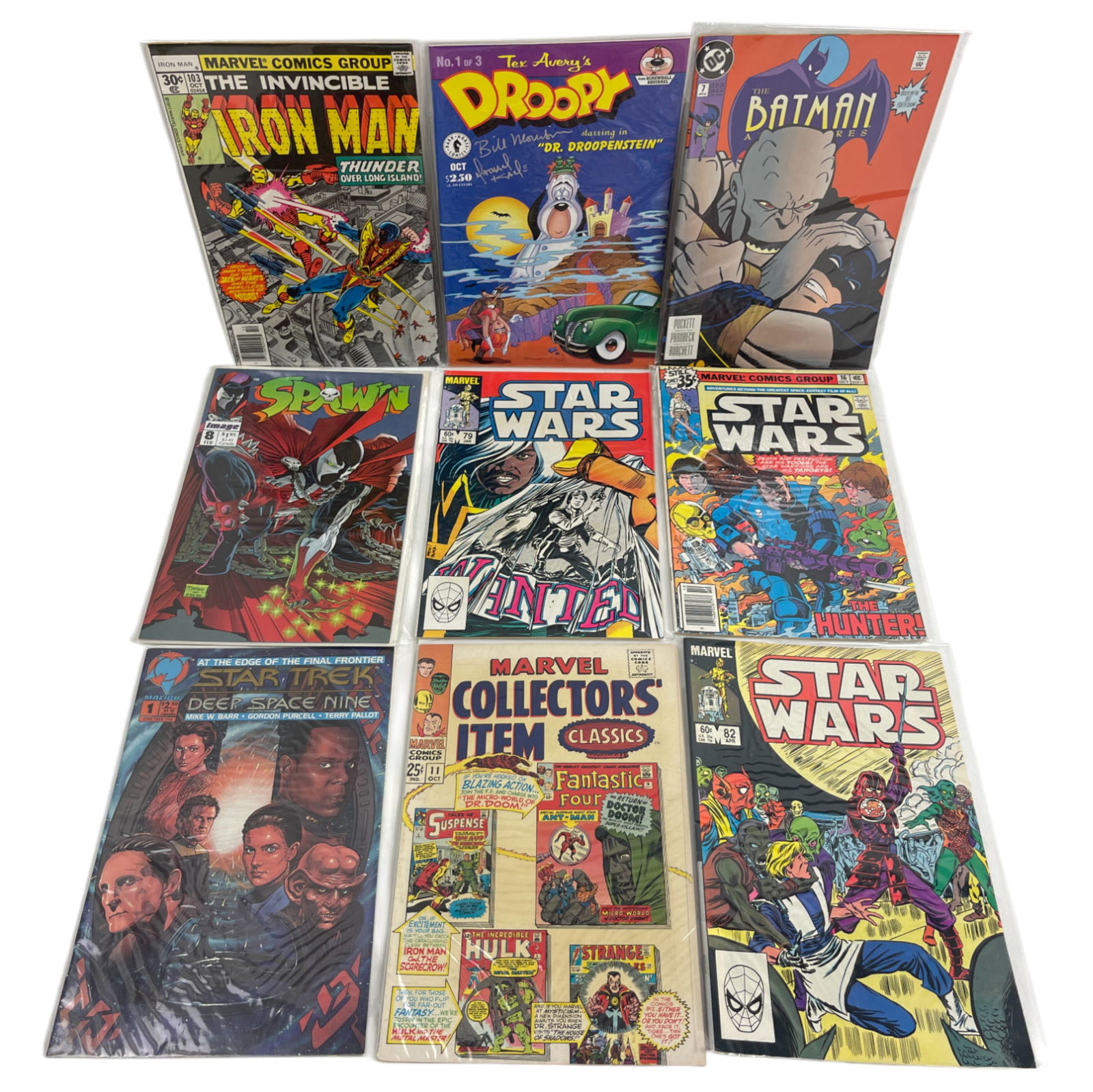 VINTAGE COMIC BOOK COLLECTION LOT MARVEL DC (1 of 5)