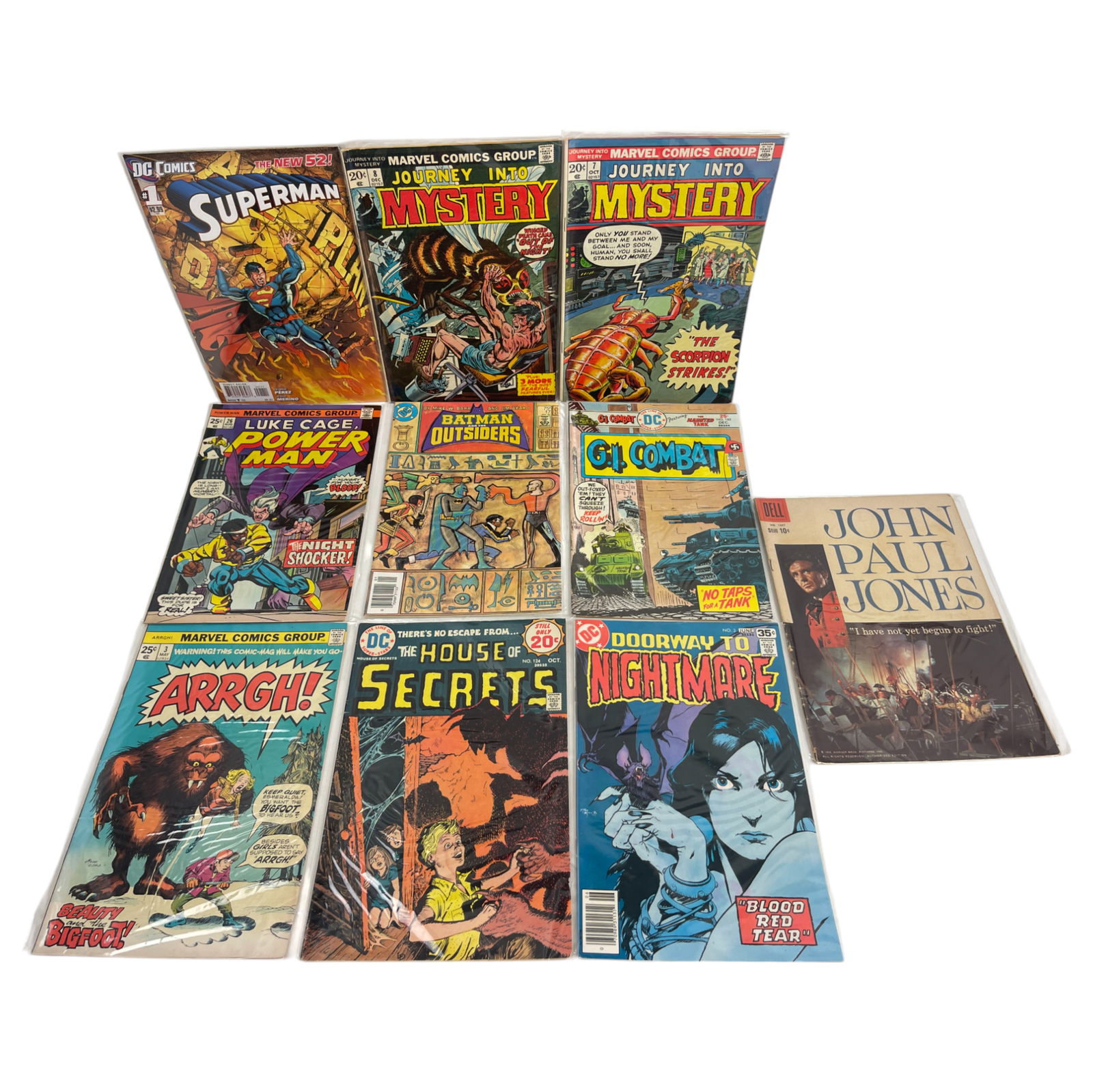 VINTAGE COMIC BOOK COLLECTION LOT MARVEL DC (1 of 5)