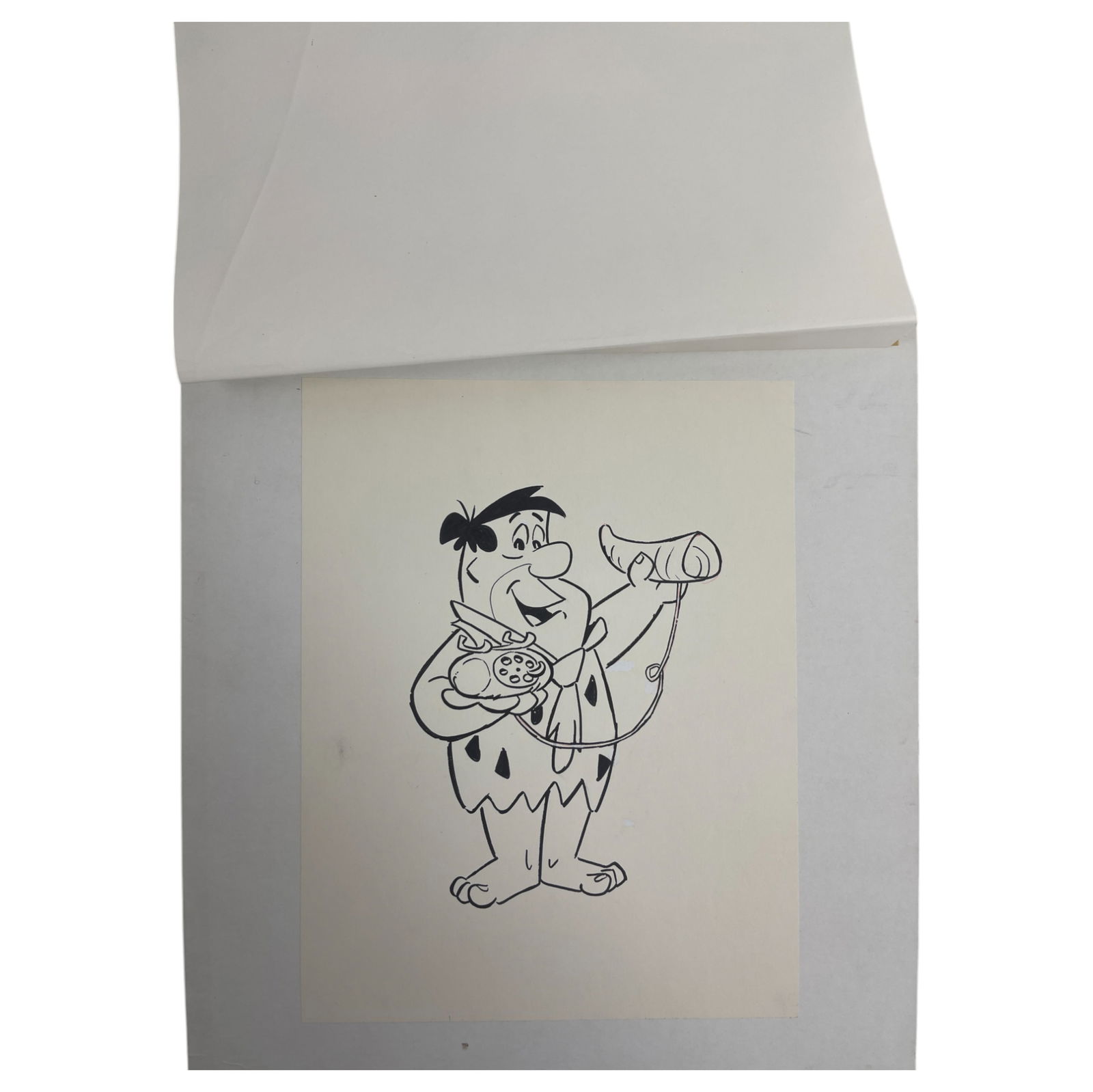 The Flinstones Fred Flinstone Original Animation Drawing Art (1 of 6)