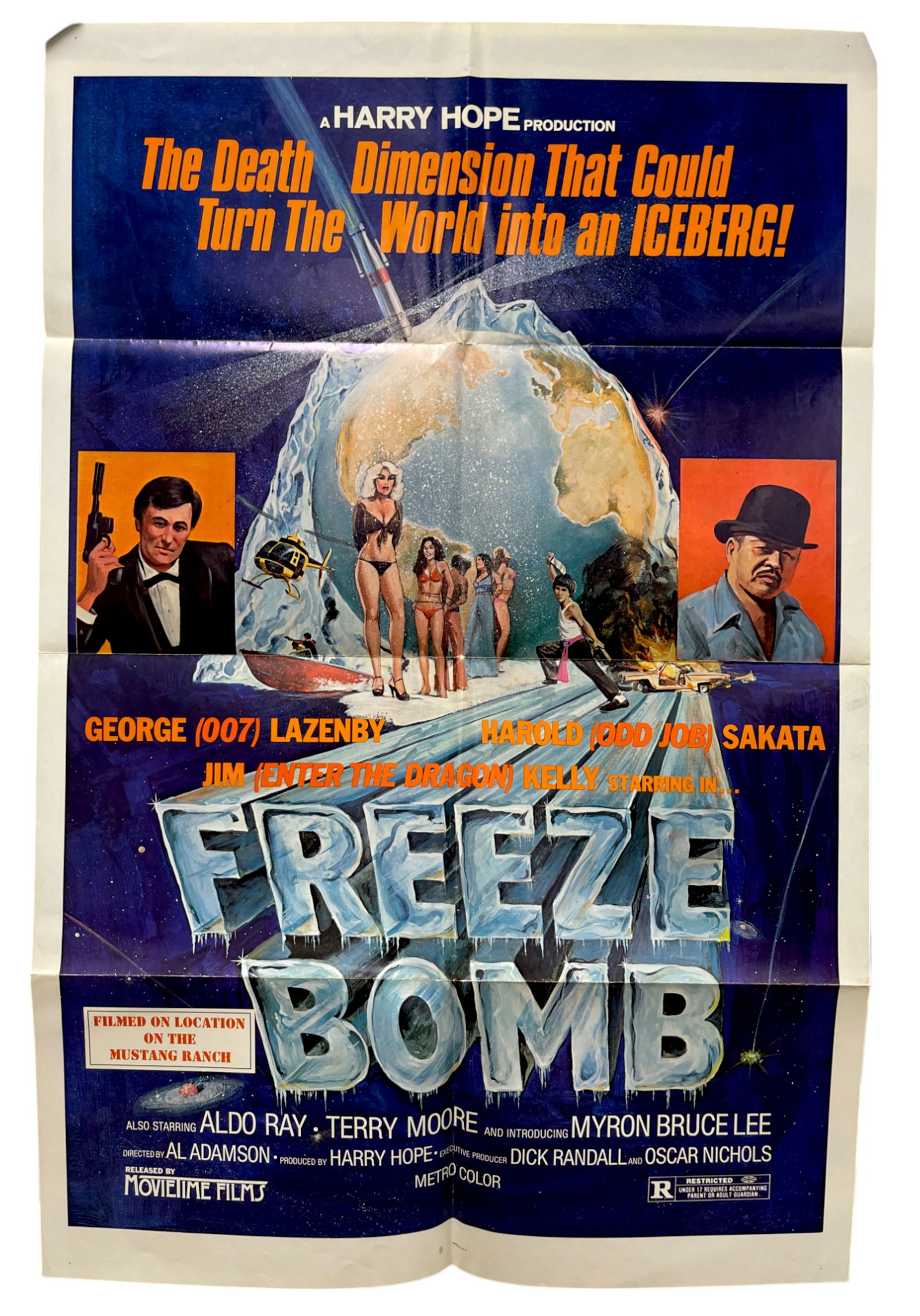 Freeze Bomb aka Death Dimention SciFi 1978 Original Movie Poster (1 of 9)