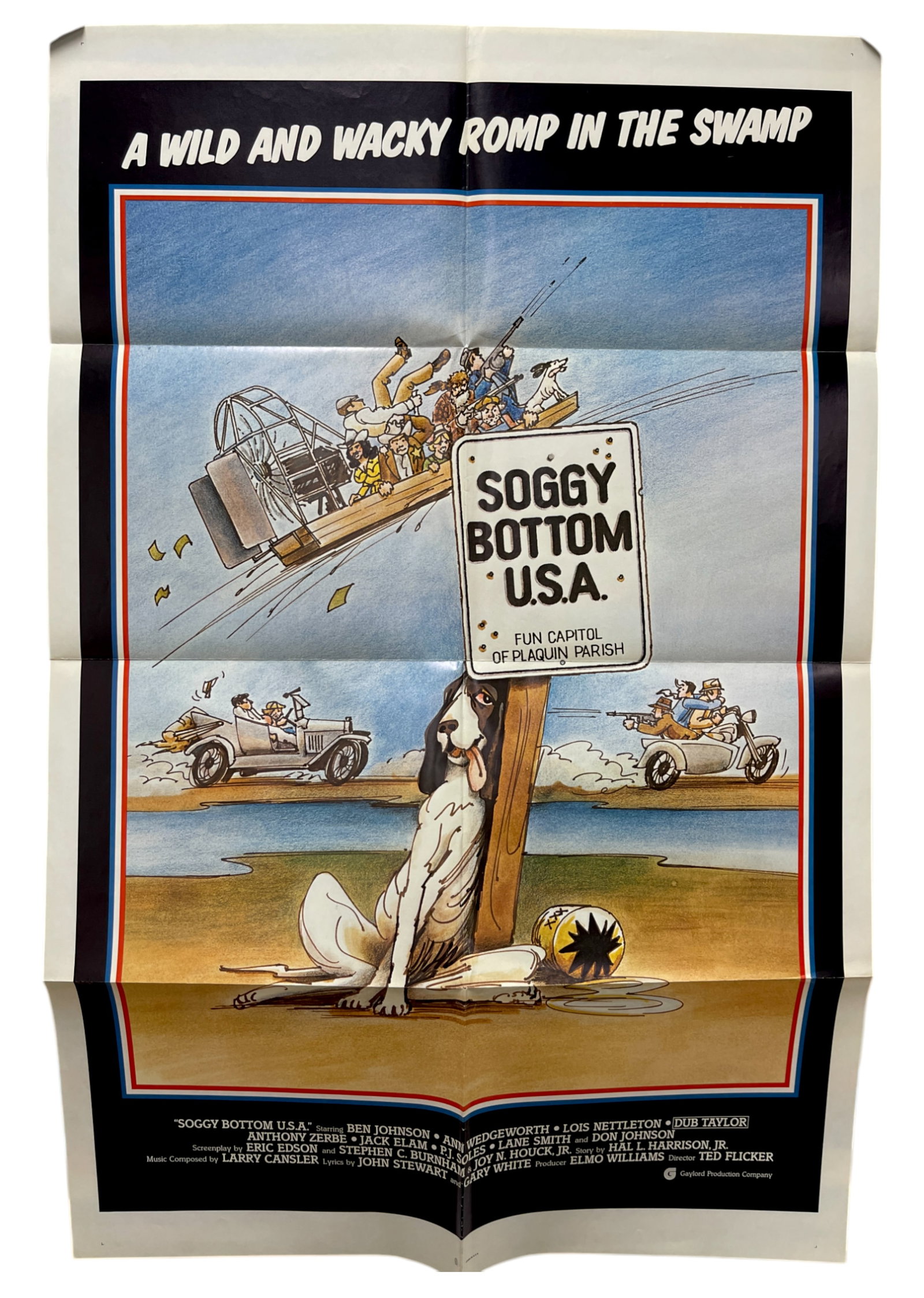 Soggy Bottom USA 1980 Original Movie Poster: Soggy Bottom USA 1980 Original Movie Poster. Size: 27" x 40".