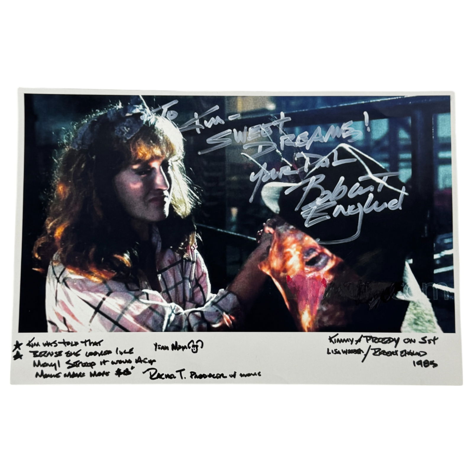 A Nightmare on Elm Street SIGNED Robert Englund as Freddy Krueger PHOTO (1 of 5)