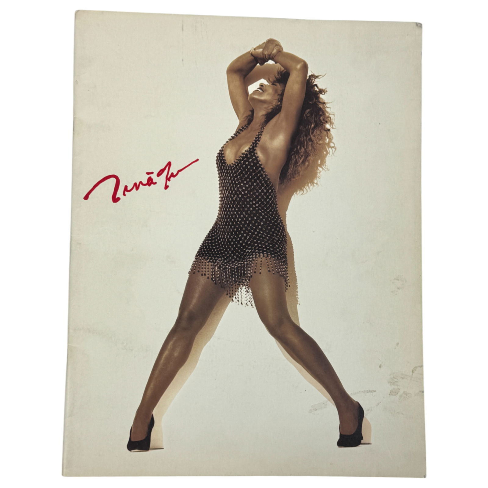 Tina Turner World Tour 1990 Concert Brochure Signed (1 of 4)