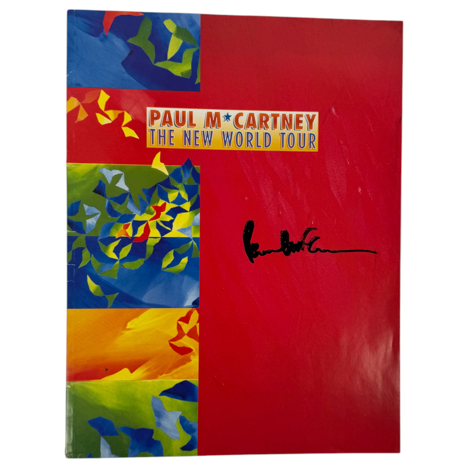 Paul Mccartney  the New World Tour Concert Brochure Program signed (1 of 4)