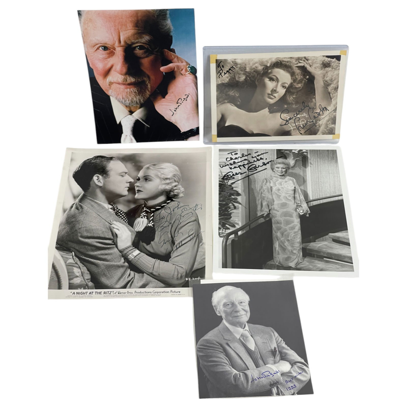 Vintage Movie Signed Photo & Memorabilia Collection Lot (1 of 6)