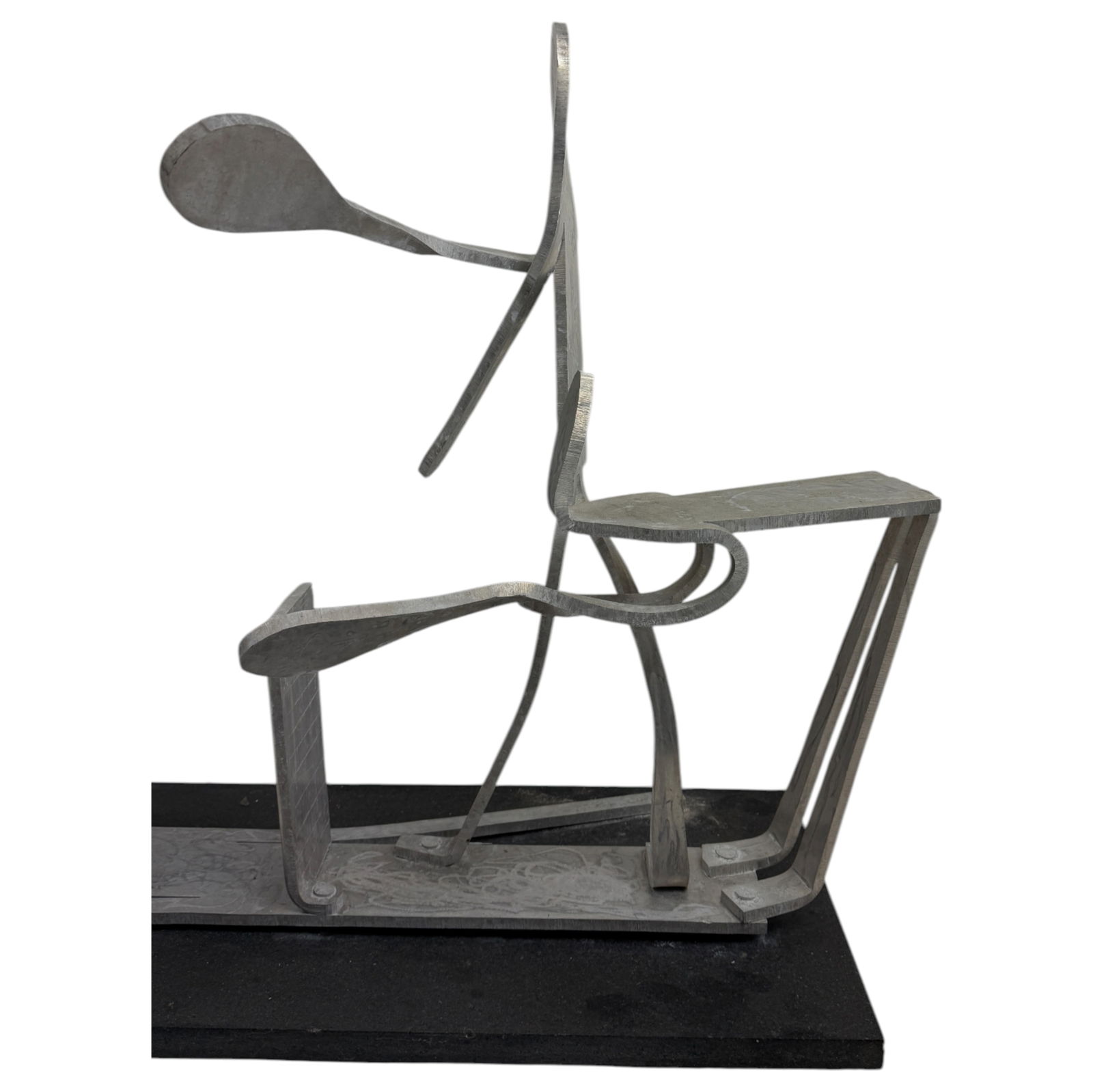 David Smith (1906-1965) Untitled - Abstract Steel Statue: David Smith (1906-1965) Untitled - Abstract Steel Statue. Size: 37" x 28.5" x 13". Signed David Smith on the base.