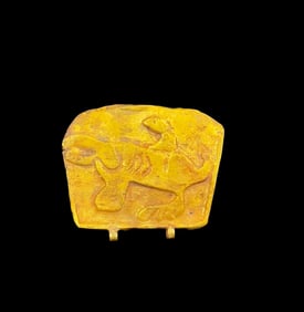 Bactrian-Persian Ancient 23K Gold Amulet Pendant, 500-800 BC
