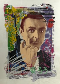 Richard Duardo, Pencil-Signed Serigraph – Sean Connery, Pop Art