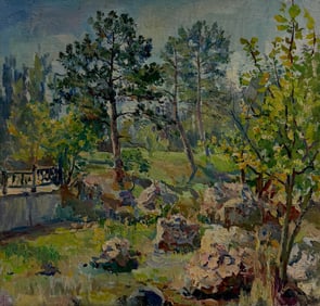 Autumn, 1968 – Burkulay Viktor Benevich, Oil on Canvas