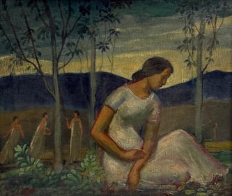 Mabel Alvarez, Oil Painting on Canvas