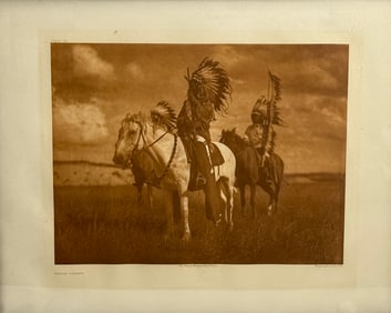 Edward Curtis Photogravure Sioux Chiefs