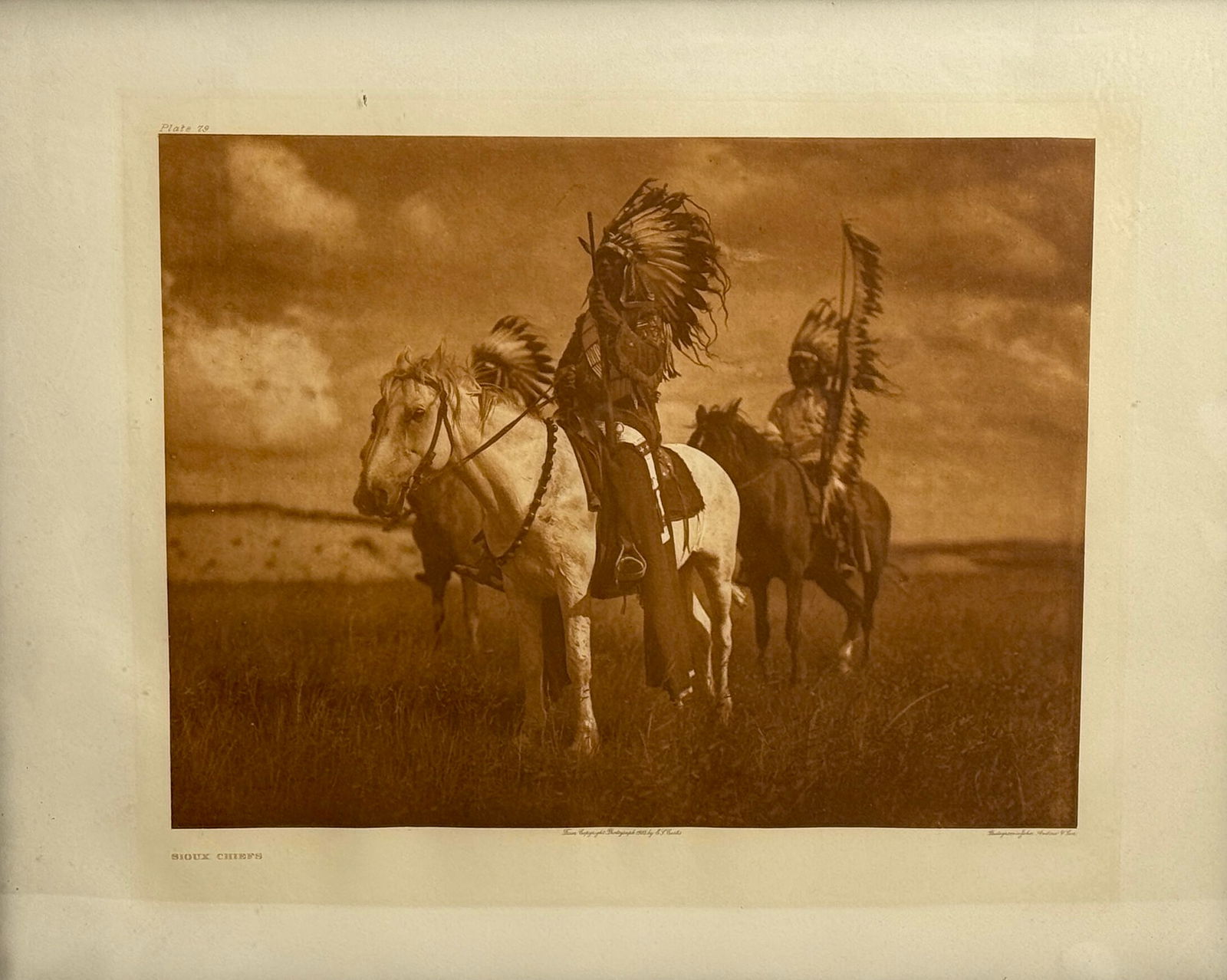 Edward Curtis Photogravure Sioux Chiefs (1 of 6)