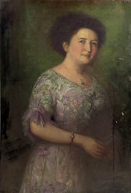 William Merritt Chase, Portrait of a Woman, Oil on Canvas Painting